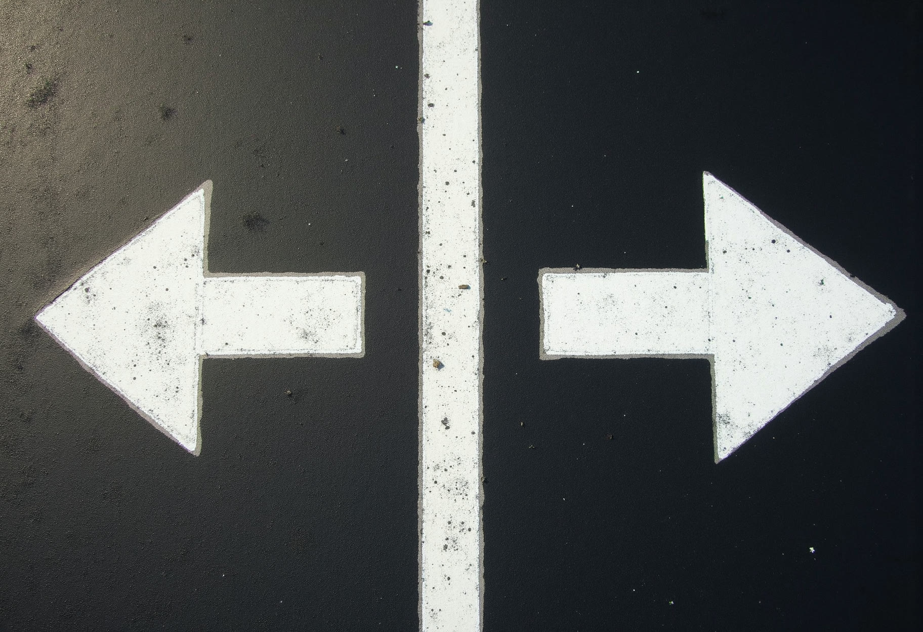Directional arrows on new sealer