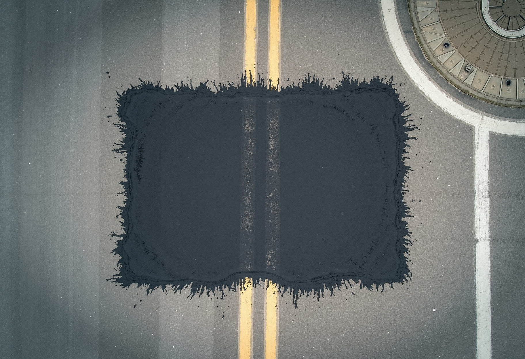 Full-depth patch, saw-cut clean