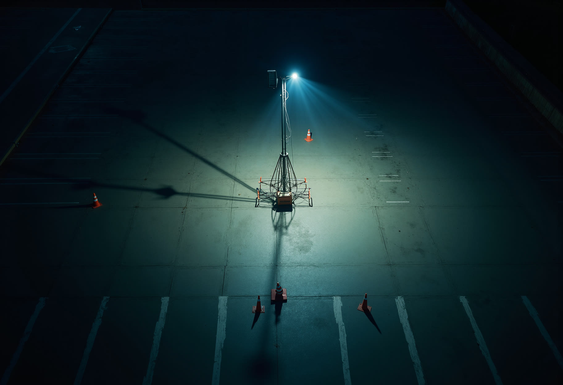 Night crew, lights up